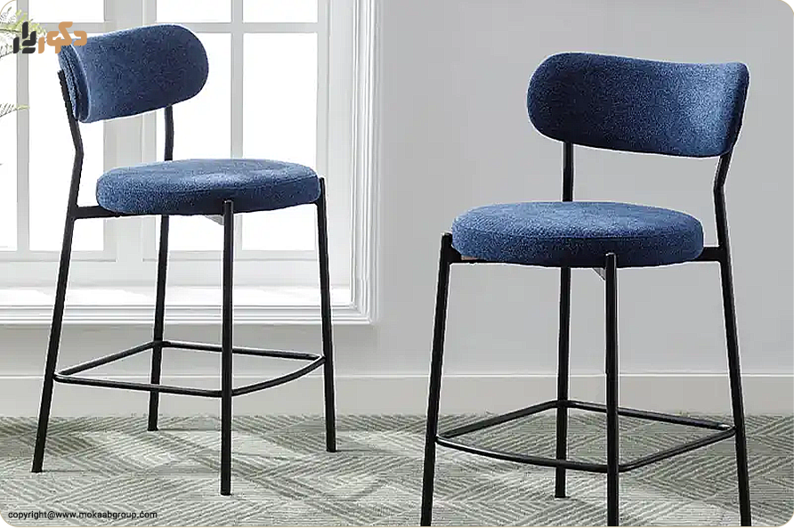 بررسی صندلی اپن مدل‌های پایه فلزی با روکش پارچه‌ای