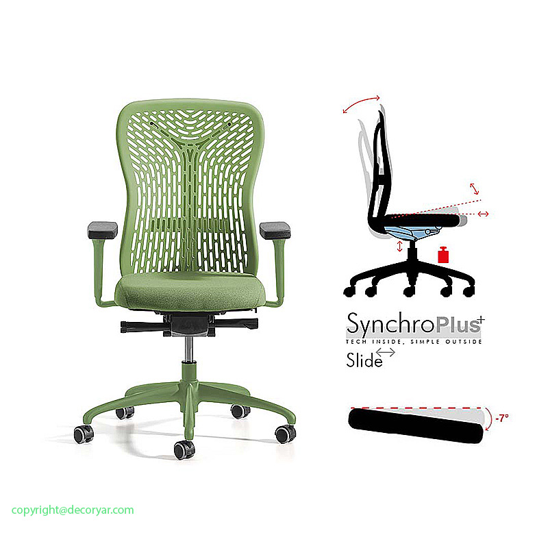 طراحی ظاهری و هماهنگی با فضای اداری در صندلی کارمندی