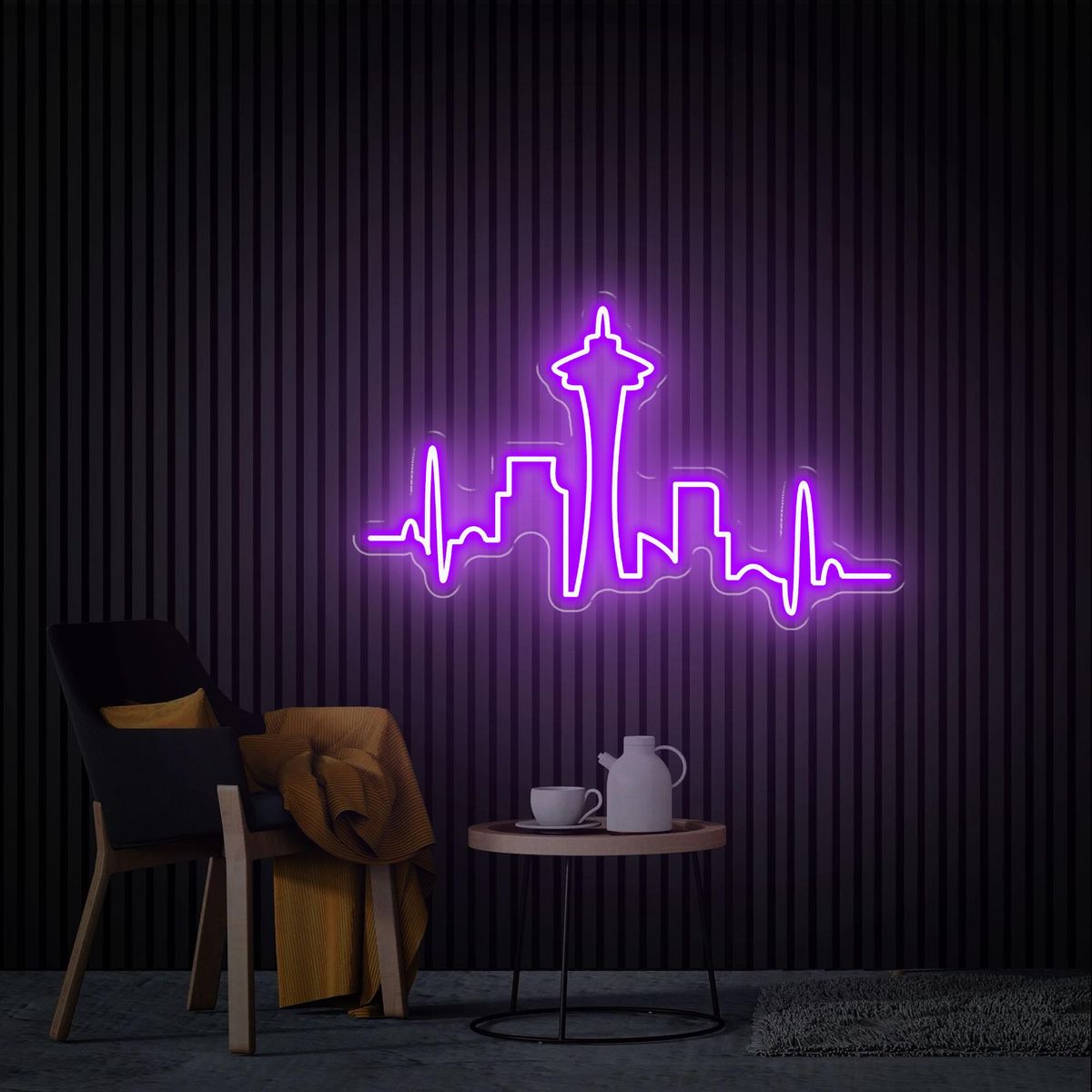 خرید تابلو نئون نماد شهری