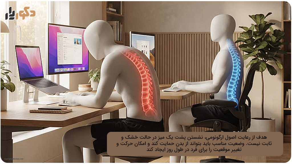 جلوگیری از نشستن طولانی پشت میز کار