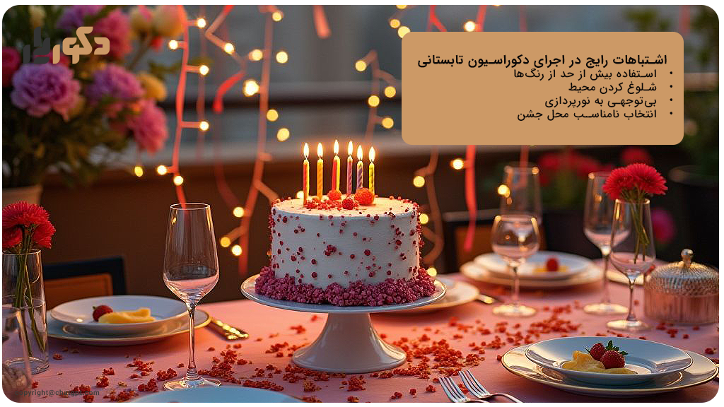 اشتباهات رایج در اجرای دکوراسیون تابستانی