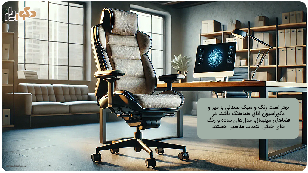 ظاهر صندلی را با میز هماهنگ کنید
