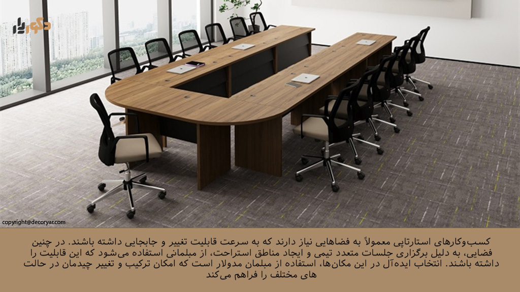 اهمیت طراحی انعطاف‌پذیر در مبلمان اداری استارتاپ‌ها